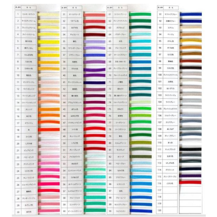 1位 長い絹巻水引