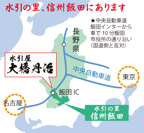 水引屋大橋丹治へのマップ