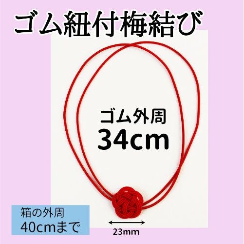 ゴム紐付 水引梅結び | 《公式》老舗水引屋 大橋丹治