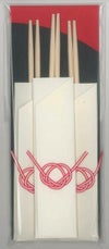 水引飾り付・箸袋　春　３膳（箸付）
