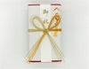 本桐箱の御祝儀箱　花結び　正面から見た画像