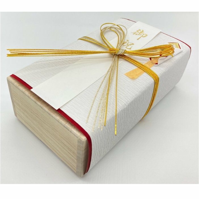 本桐箱の500万円ご祝儀箱 花結び（蝶々結び） TK5020RK5H 送料込